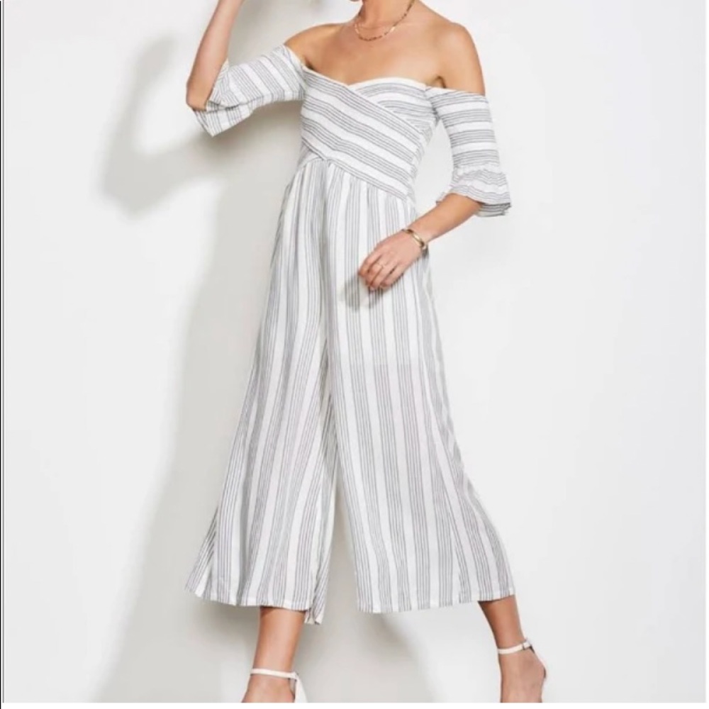 Anthropologie Ali and Jay off-shoulder jumpsuit! (Photo: Anthropologie)
